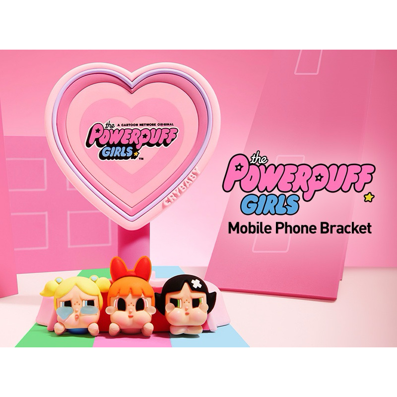 ที่วางโทรศัพท์ POPMART CRYBABY × Powerpuff Girls Series-Mobile Phone ...