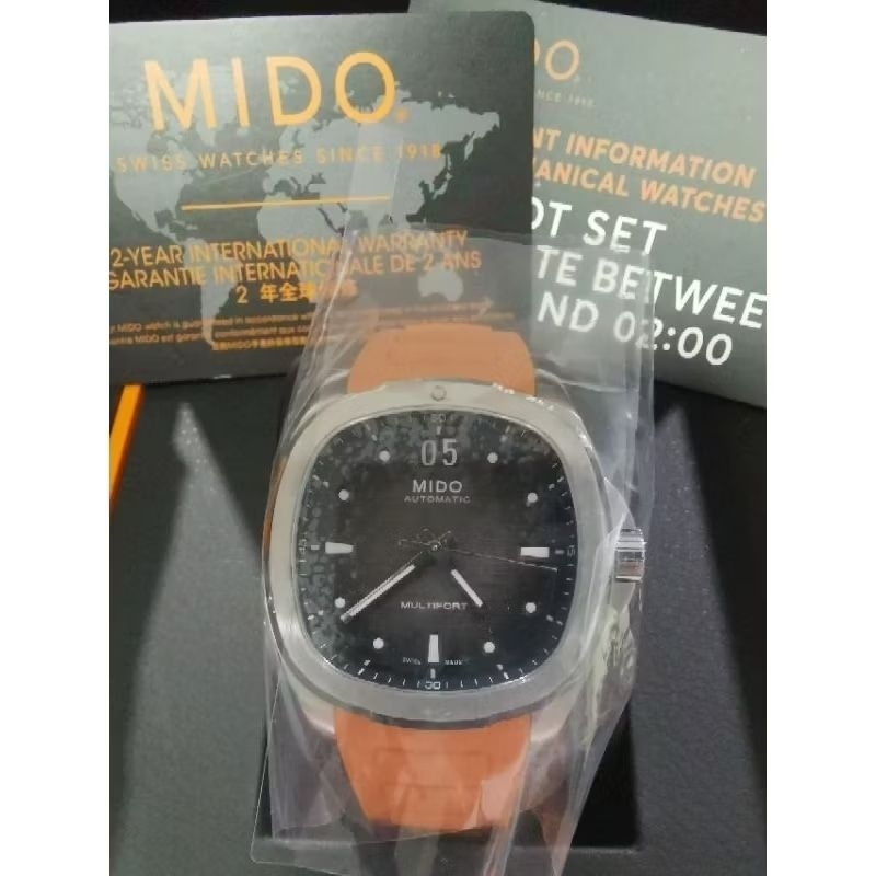 (สินค้าพร้อมส่ง) นาฬิกา​ MIDO รุ่น​ MULTIFORT TV BIG DATE รหัส​  M049.526.17.081.00ของแท้ป้าย​ KINGPOWER