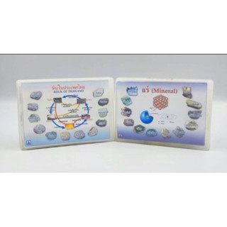 ตัวอย่างหินและแร่ 12 ชนิด