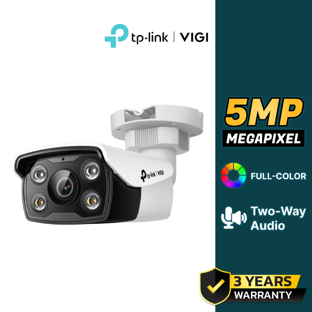 VIGI กล้องวงจรปิด IP 5 ล้านพิกเซล รุ่น VIGI C350 (4 mm.)