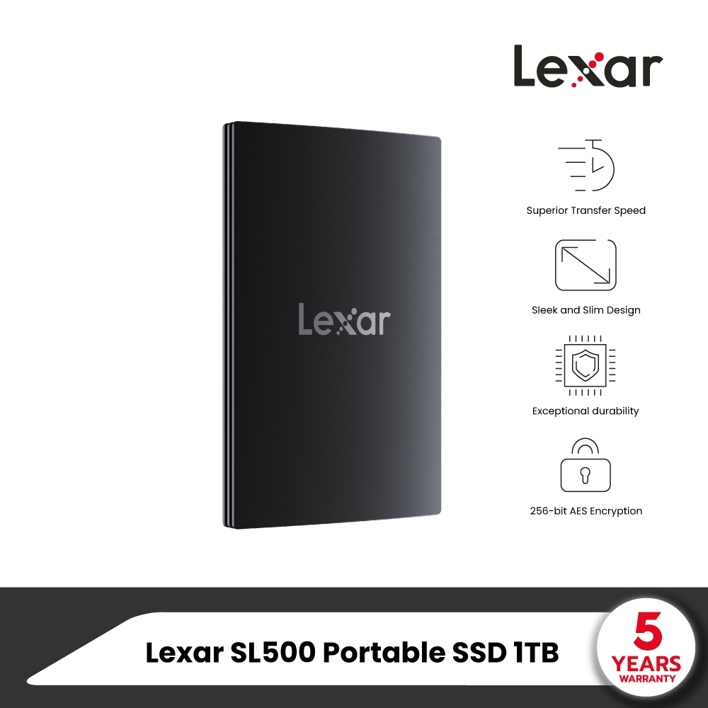เอสเอสดีพกพา Lexar PortableSSD SL500 1TB [ไม่มี Magnetic set]_9