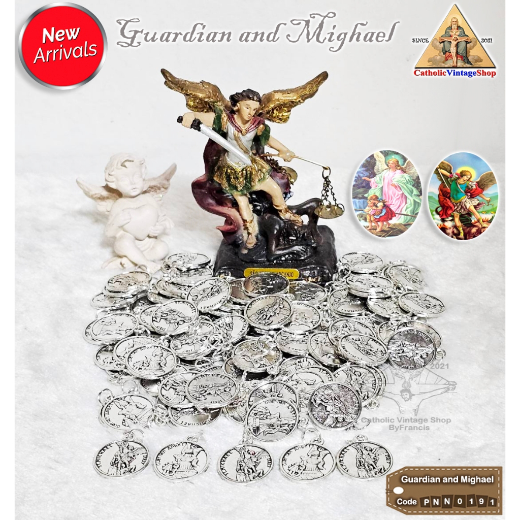 จี้เหรียญนักบุญเบเนดิก โลหะ st.benedict อิตาลี Italy Coin คาทอลิก คริสต์ Catholic จี้สร้อย #PNN0011