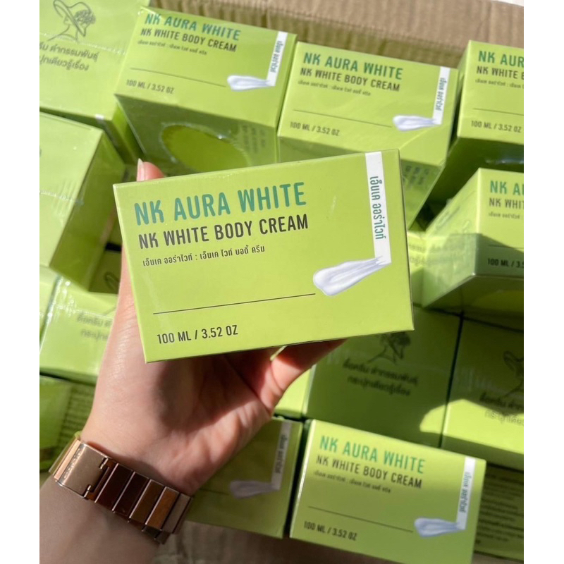NK ออร่าไวท์  NK AURA WHITE เอ็นเค ออร่า ไวท์ 100ml.