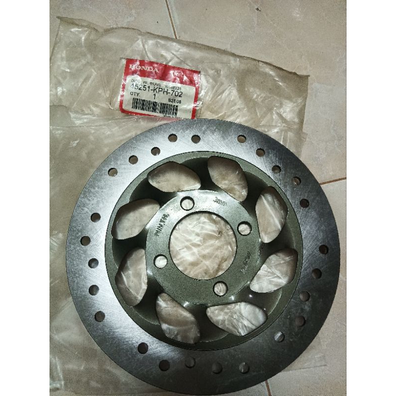 จานเบรคหน้า เวป100,เวป125 ยึดจาน4รู อะไหล่อย่างดี 45251-KPH-702