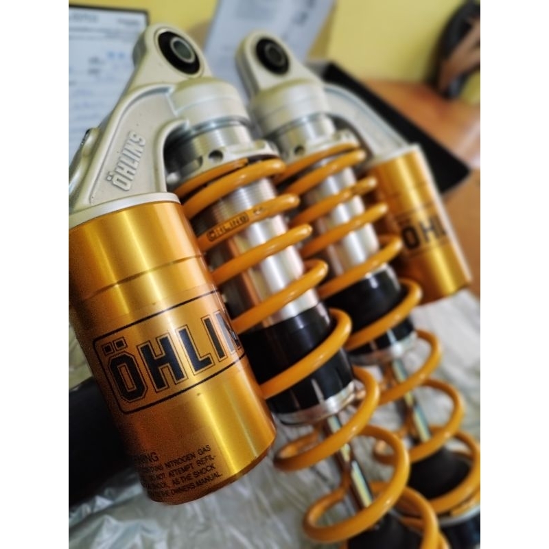 โช๊คหลัง Ohlins HO 738 แท้มือสอง PCX nmaxความสูง 320 หรือรุ่นอื่นๆ