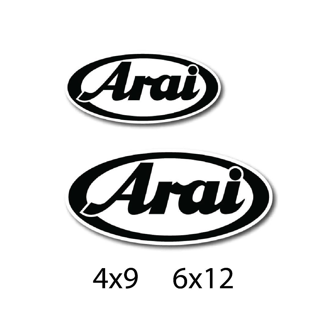 สติ๊กเกอร์ Arai หมวกกันน๊อค