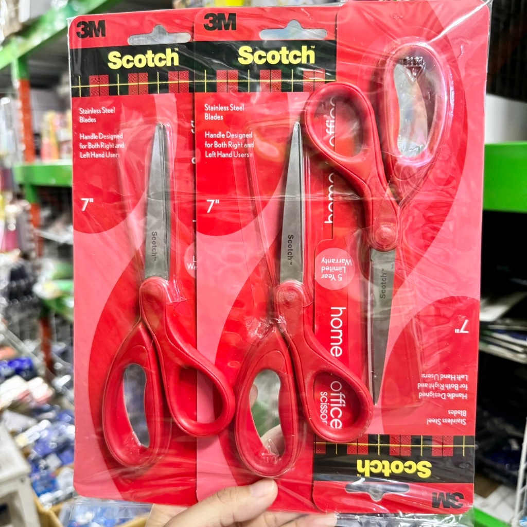 กรรไกร 3M ขนาด 7 นิ้ว (แพ็ค 3 ชิ้น พร้อมส่ง รุ่น scotch)