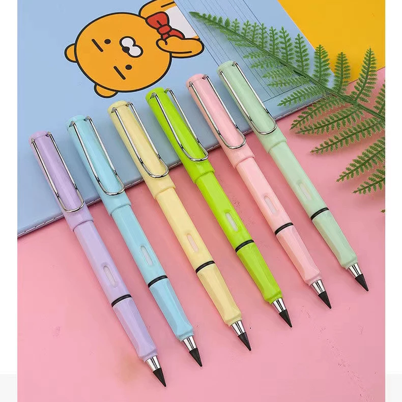 ✍🏻ดินสอ ดินสอแบบใหม่ไม่ต้องเหลา ดินสอด้ามจับสีพาสเทล แฟชั่นใหม่ ดินสอสเก็ตช์ภาพ ไม่มีหมึก ไม่ต้องเหลา ไม่แตกง่าย