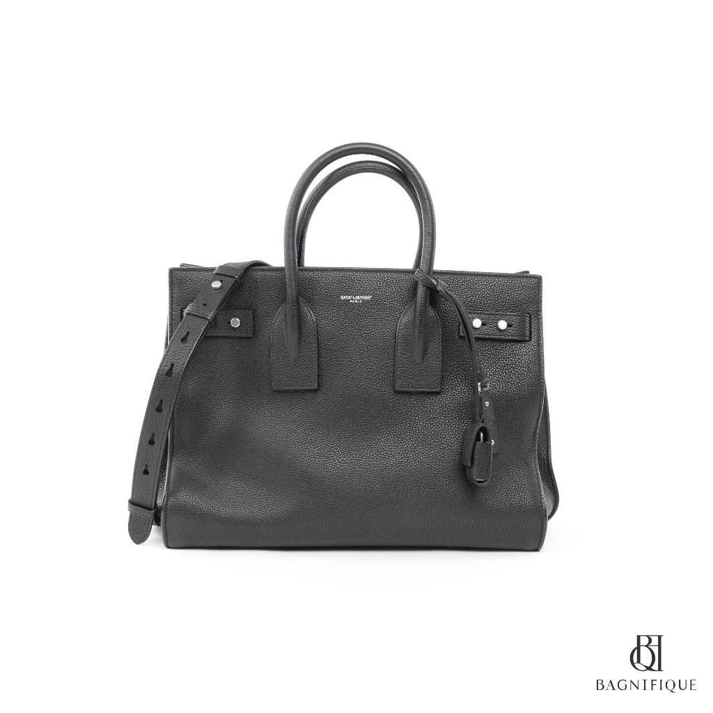 Y S L SAC DE JOUR BLACK CAALF SHW