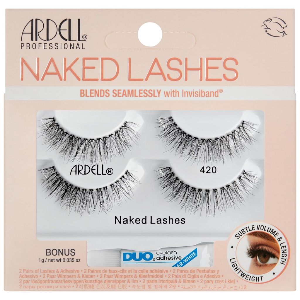 Ardell Naked Lashes 420 (2 คู่)อาเดลเนคเคทแลช 420 ขนตาลุคธรรมชาติ
