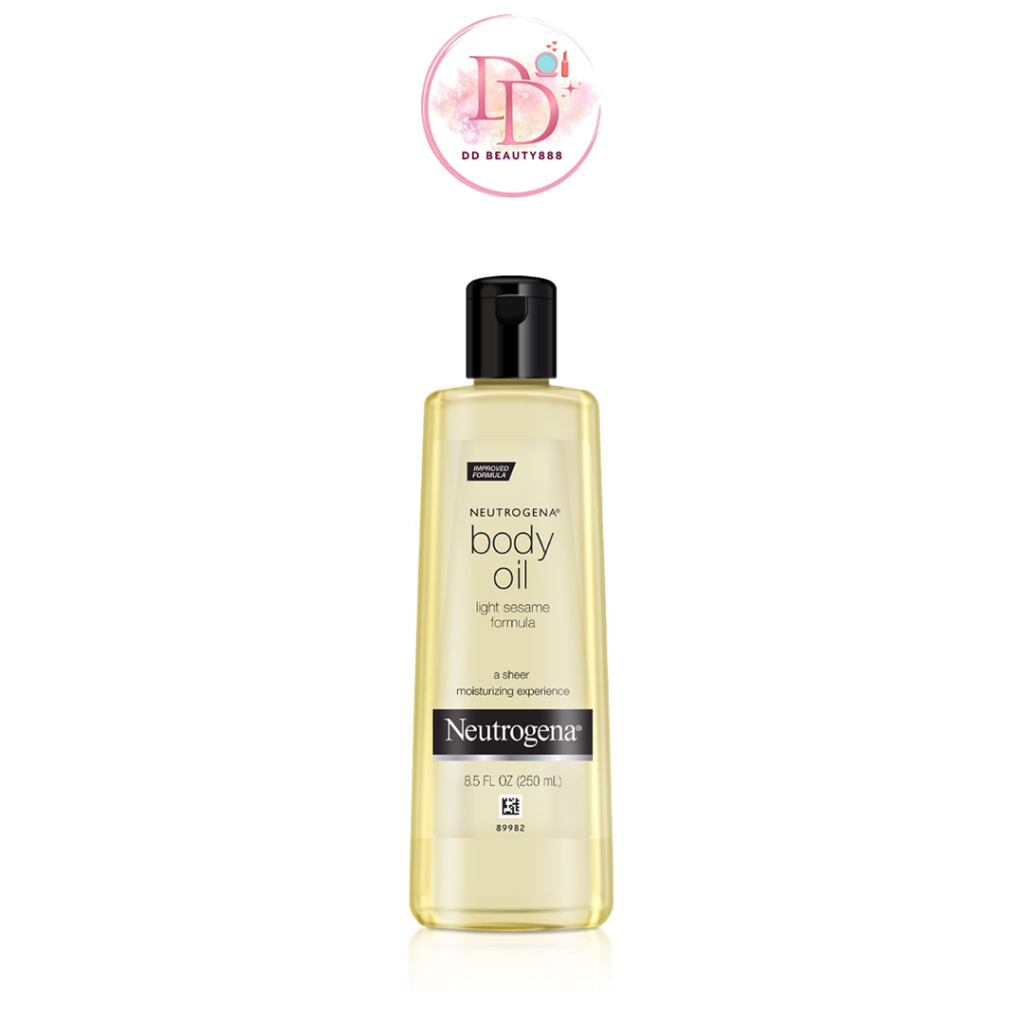 Neutrogena Body Oil Light Sesame Formula ขนาด 250ml ออยล์ทาผิว บำรุงผิว