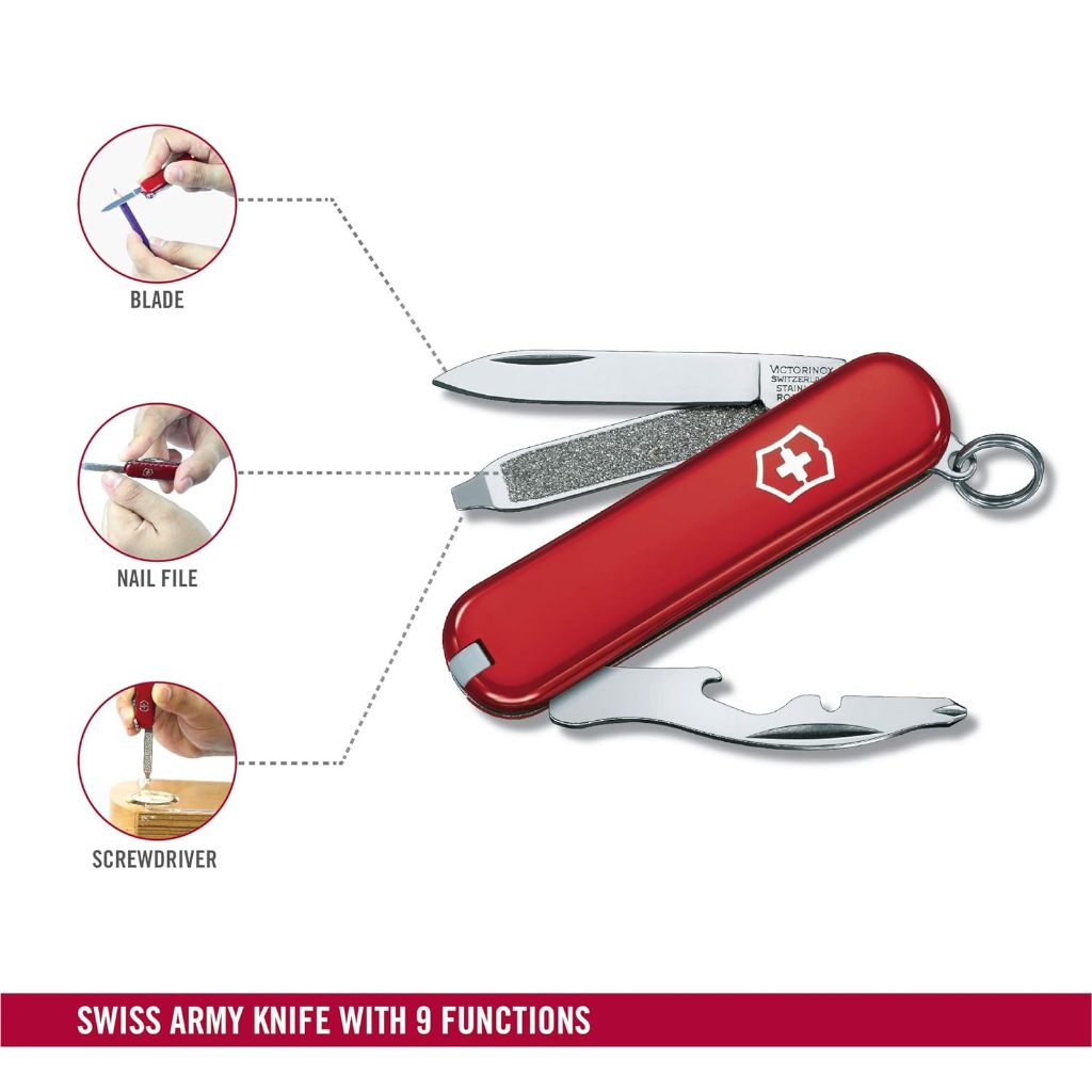 VICTORINOX Rally Small Pocket Knife with Magnetic Screwdriver (0.6163) มีดพับ ตั้งแคมป์ เดินป่า — صورة 6