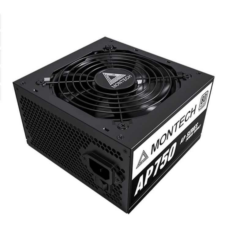POWER SUPPLY (อุปกรณ์จ่ายไฟ) MONTECH AP 750W - 750W 80 PLUS (BLACK) (ATX)