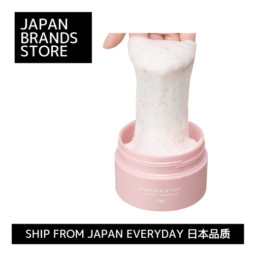 [ ชิปจากญี ่ ปุ ่ นโดยตรง ] TBC Body Scrub Soap 300g สบู ่ สครับนวดยืด Body Care กลิ ่ นหอมกุหลาบสดช