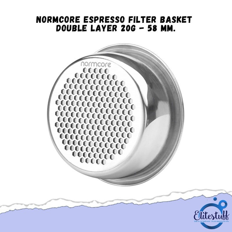 Normcore Espresso Filter Basker Double Layer - ตระกร้าใส่ผงกาแฟสองชั้น ขนาด 58 มม. (20 กรัม)