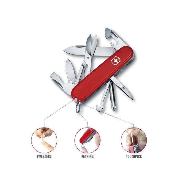 VICTORINOX Super Tinker Medium Pocket Knife with Scissors (1.4703) มีดพับ ตั้งแคมป์ เดินป่า — صورة 5