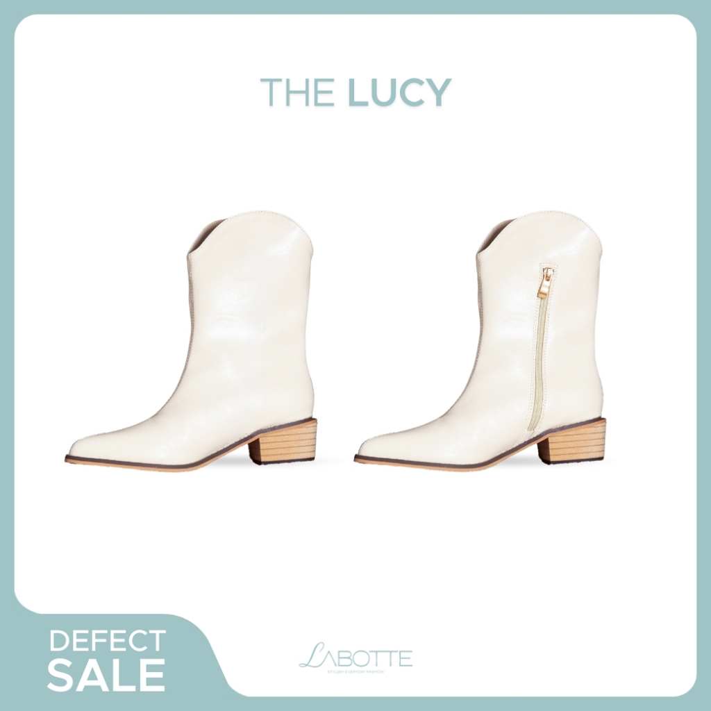 The Lucy (Defect) - Labotte.bkk รองเท้าบูท บูทข้อสั้น (606-1)