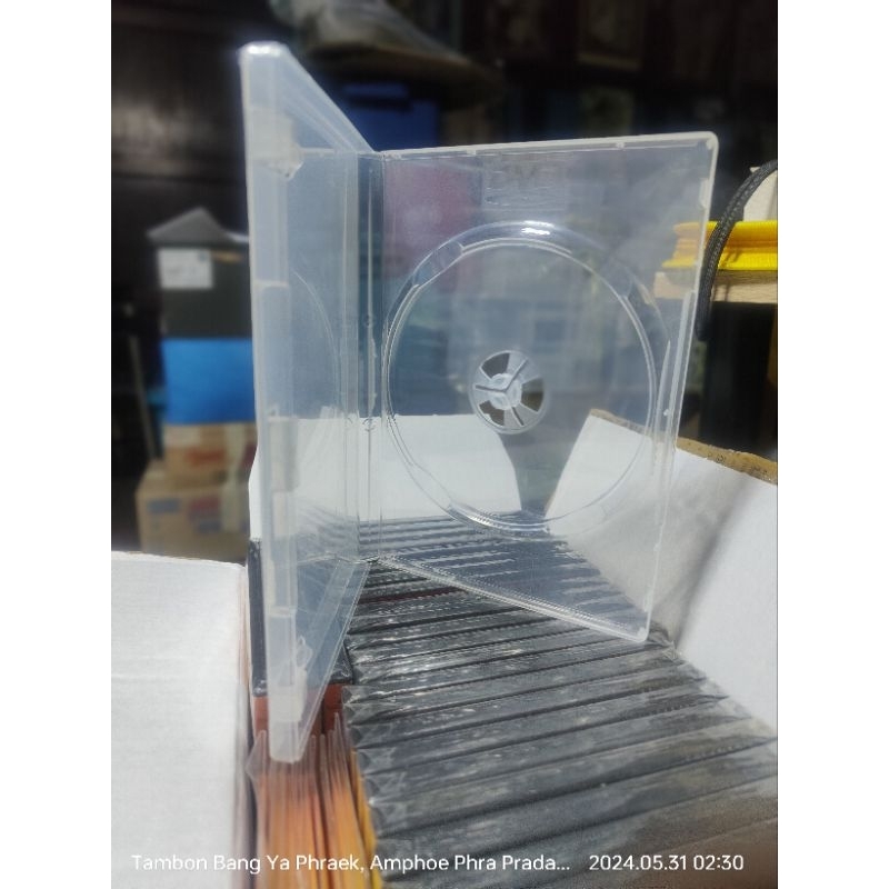 กล่องพลาสติกใส ใส่ DVD ได้ 1 แผ่น