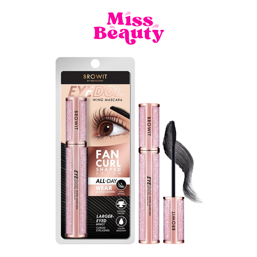 Browit อายดอลวิงมาสคาร่า 8g บราวอิท #วันแบล็ค