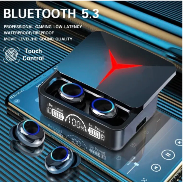 หูฟังบลูทูธTWS รุ่น M90 Pro  บลูทูธ5.3 TWS หูฟังไร้สาย IPX6 กันน้ำ หูฟังสเตอริโอ หูฟังลดเสียงรบกวน ไ