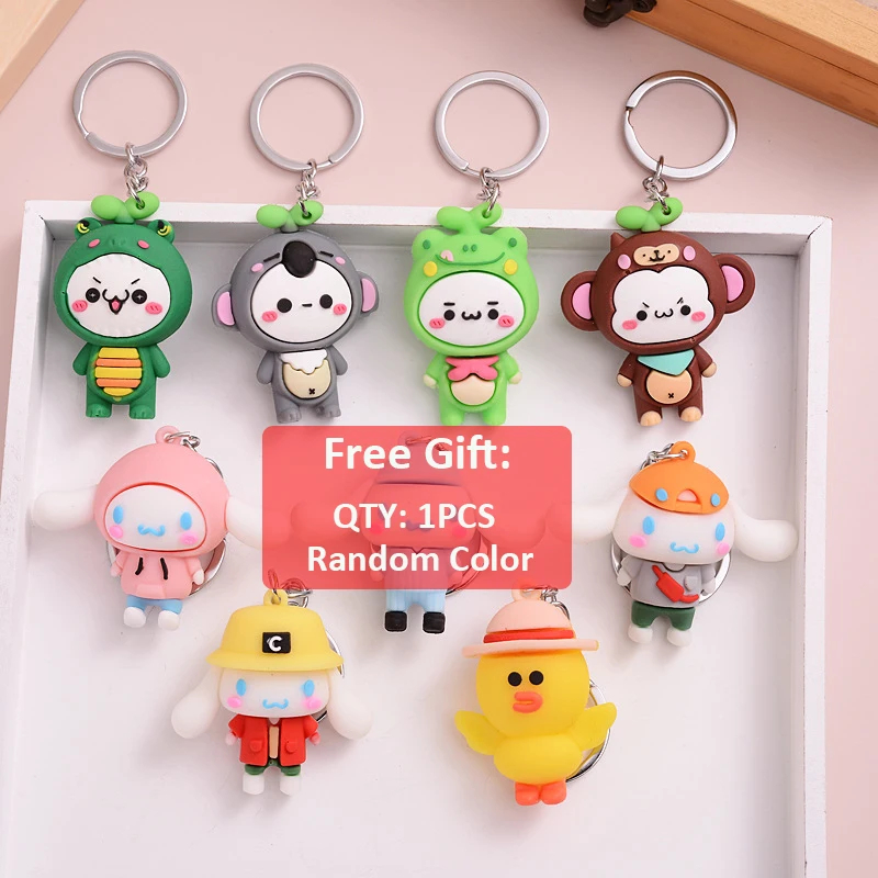 Cute Color Keychain Commemorative Gifts 1pcs Random Send