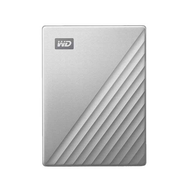 4 TB PORTABLE HDD (ฮาร์ดดิสก์พกพา) WD MY PASSPORT ULTRA (SILVER) (WDBFTM0040BSL)