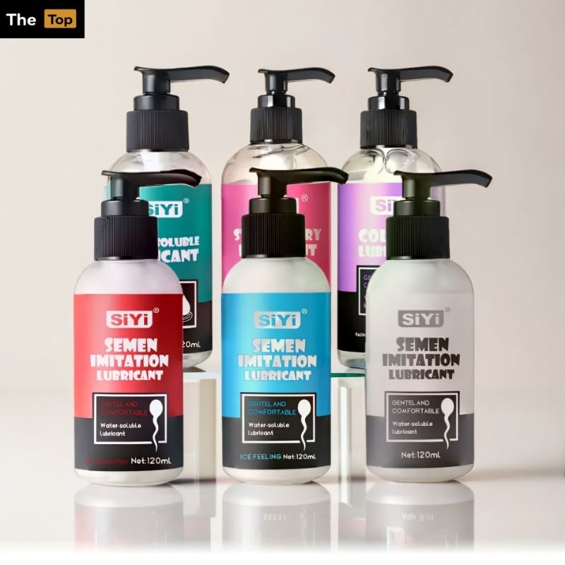 SiYi เจลหล่อพรีเมี่ยม 120ml ร้อน เย็น LGBTQ อ่อนโยน สตอเบอรี่ ลื่น120นาที (ร้าน The Top เปิดใหม่)