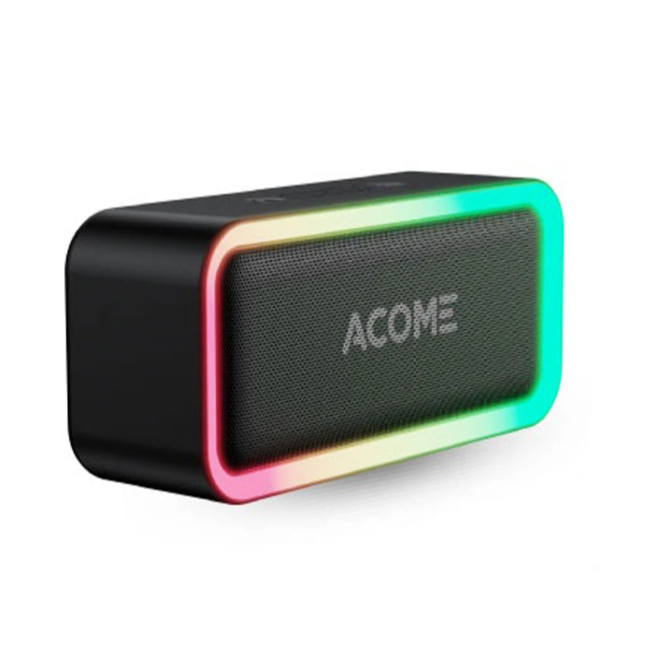 BLUETOOTH SPEAKER (ลำโพงบลูทูธ) ACOME A6 RGB BLACK