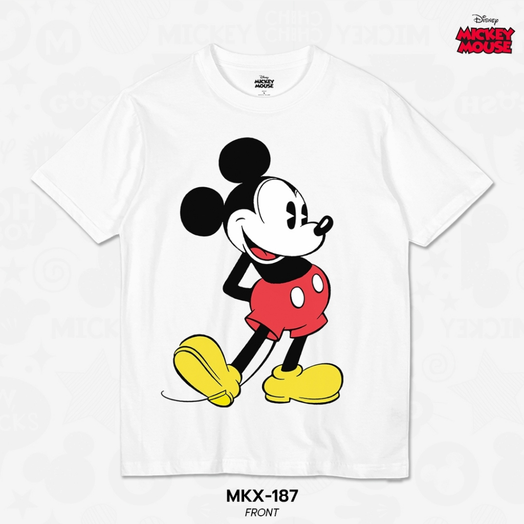 Power 7 Shop เสื้อยืดการ์ตูน มิกกี้เมาส์ ลิขสิทธ์แท้ DISNEY (MKX-187) — صورة 2