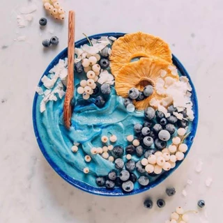 ผงสาหร่ายสไปรูลิน่าสีน้ำเงิน BLUE SPIRULINA ออแกนิค100%