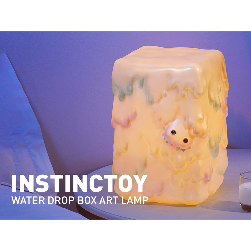💥PRE ORDERสอบถามก่อนสั่งซื้อ💥 Instinctoy water drop box art lamp (Glow in the dark) โคมไฟ เรืองแสง