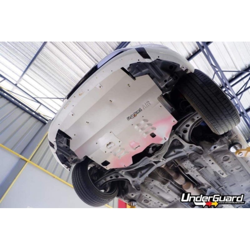 แผ่นใต้เครื่อง บังเกอร์ UnderGuard แท้ Toyota Vios gen3 กันเครื่องเกียร์แคร้ง อันเดอร์การ์ด อลูมิเนียม under guard