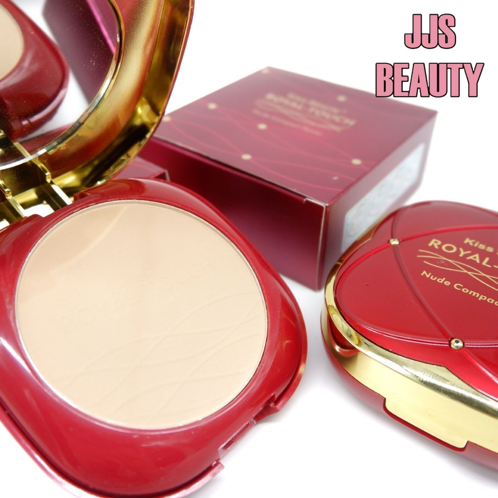 Kiss Beauty Nude Compact Powder แป้งพัฟผสมรองพิ้น เรียบเนียน เบลอรูขุมขน ควบคุมความมัน 2ชั้น