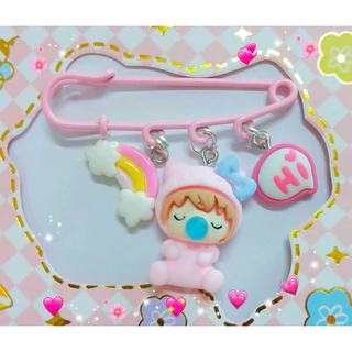 เข็มกลัดคนท้อง เด็กน้อยลูกแฝดปีมังกร พร้อมส่งในไทย