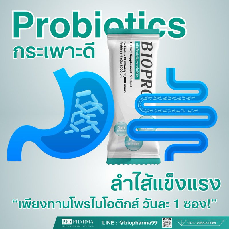 โปรฯ 5 ฟรี 1 ลดพิเศษเหลือ 1,799.- BIOPRO จุลินทรีย์มีชีวิต 14 ชนิด 50,000 ล้าน CFU ราคา ถูกที่สุด ดีลบีเคเค แกลเลอรีภาพที่ 7