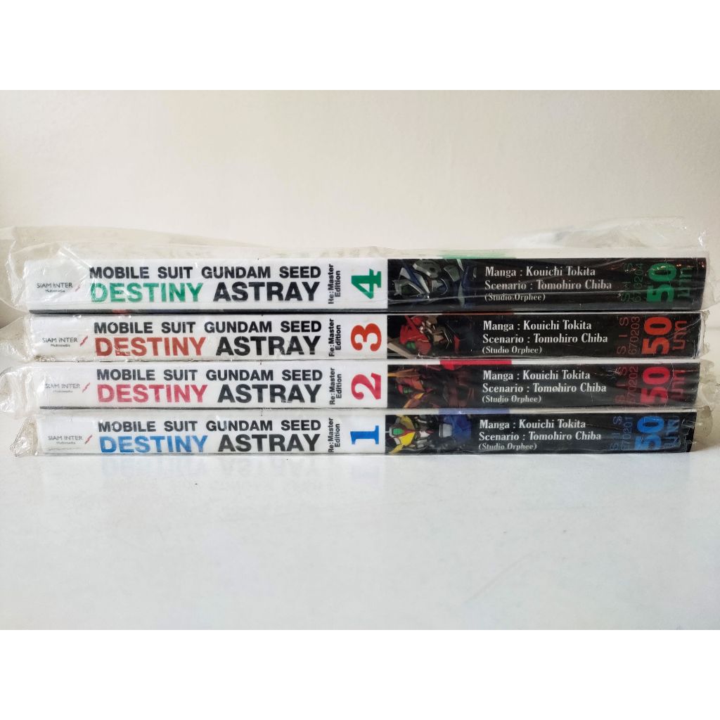 Mobile Suite Gundam Seed Destiny Astray : Re Master Edition ยกชุด เล่ม 1-4 จบ มือ1 ในซิล แต้มสี