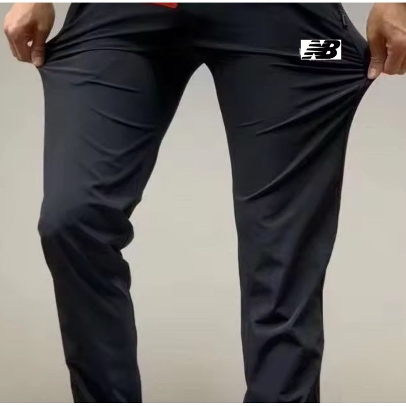 กางเกงกีฬาNBขายาวผ้ายืดหยุ่นสุง บางเบา ใส่สบาย ระบายอากาศ แห้งไวแห้งง่ายใส่ลำลองใส่เล่นกีฬาใส่ท่องเที่ยวสบายๆ