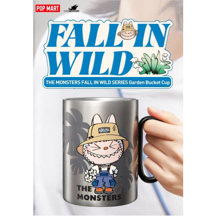พร้อมส่ง แก้วสแตนเลส Popmart Labubu Fall In Wild