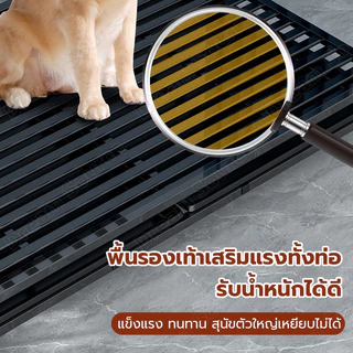 🐶ไทยพร้อมส่ง🐶 กรงสัตว์เลี้ยงขนาดใหญ่ที่แข็งแรงและแข็งแรง กรงสุนัขที่เคลื่อนย้ายได้ กรงแมวในร่ม สะอาดและถูกสุขอนามัย