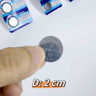 ถ่านกระดุม ถ่านไบออส ถ่านลิเธียม LITHIUM CR2032 (ขายยกแผง5ก้อน) นาฬิกา รีโมท เครื่องชั่ง ของเล่น