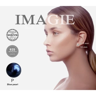 IMAGIE ต่างหูมุกสังเคราะห์ หลากสีสัน ไซส์ 6-8-10mm
