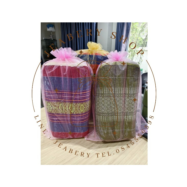 พร้อมส่่ง ถุงไหมแก้ว ถุงผ้าแก้ว ไซค์ 35*50 ซม 35x50