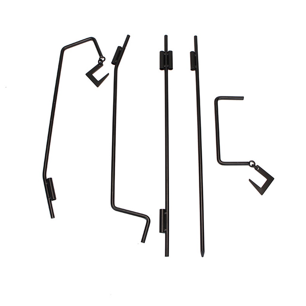 เสาแขวนตะเกียง เหล็กปักดิน แนว วินเทจ Coolcamp สีดำด้าน เสาตะเกียงวินเทจ เสาตะเกียงเจ้าพายุ เสาแขวนแบบปักดิน - รูปที่ 3