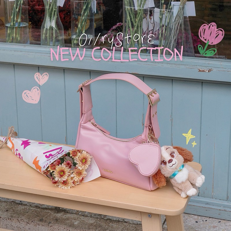 พร้อมส่ง💖LASTEL CARA🥨Design by Oilrystore กระเป๋าสะพาย ครอสบอดี้ได้ งานสั่งตัดคุณภาพ✨