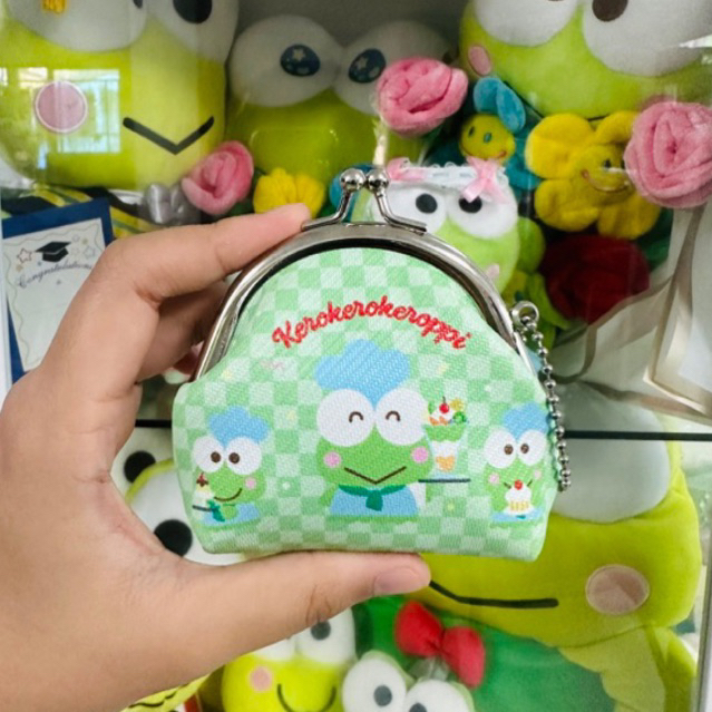 กระเป๋าสตางค์ กระเป๋าใส่เหรียญลายsanrio กบเคโระ kero kero keroppi