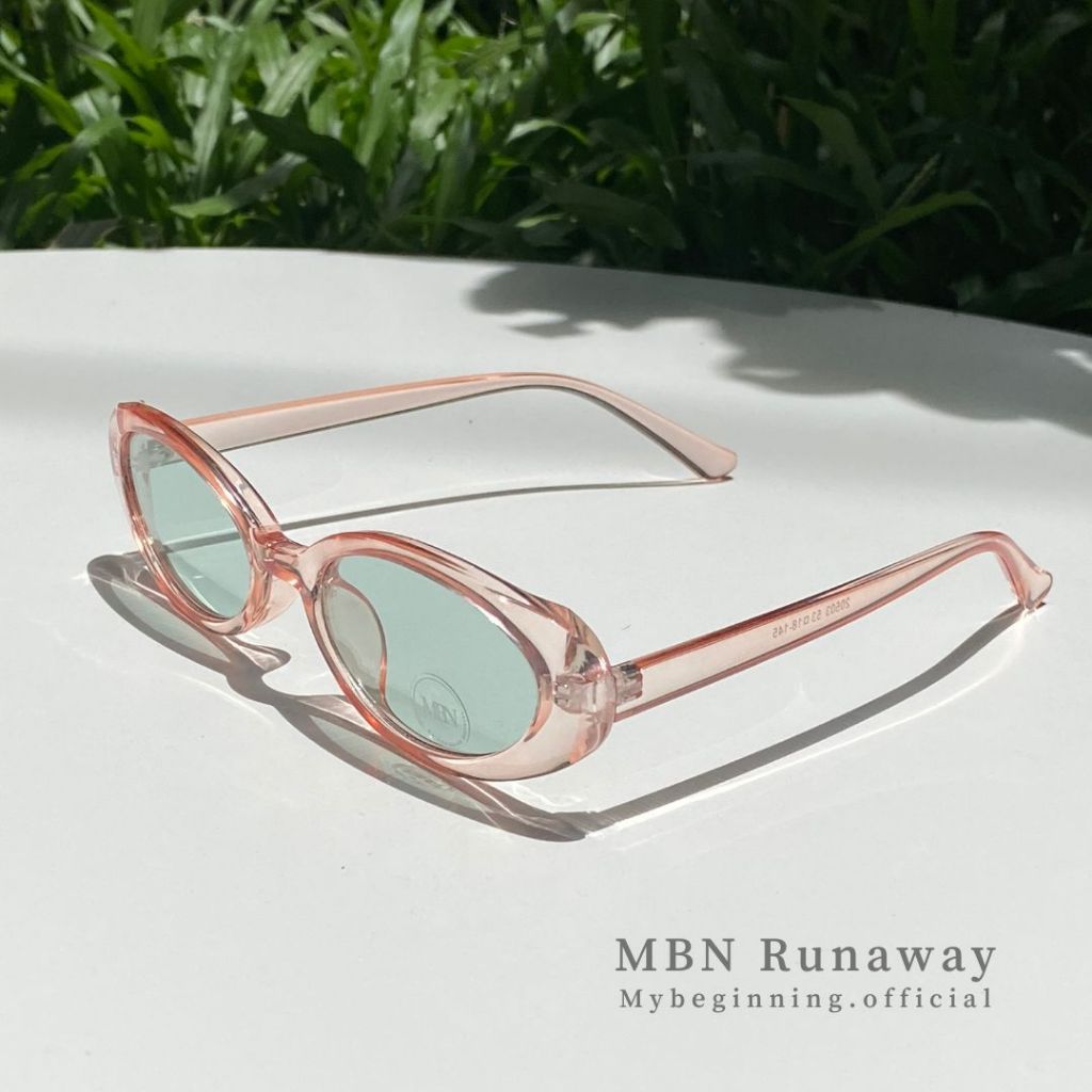 𝐌𝐁𝐍 รุ่น 𝐑𝐮𝐧𝐚𝐰𝐚𝐲 แว่นกันแดด ทรง Cateye ป้องกัน UV400 รูปที่ 5