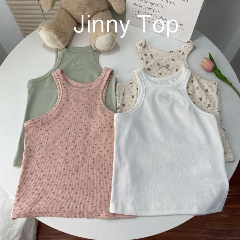 Jinny Top เสื้อกล้ามผ้าร่องนุ่มยืด