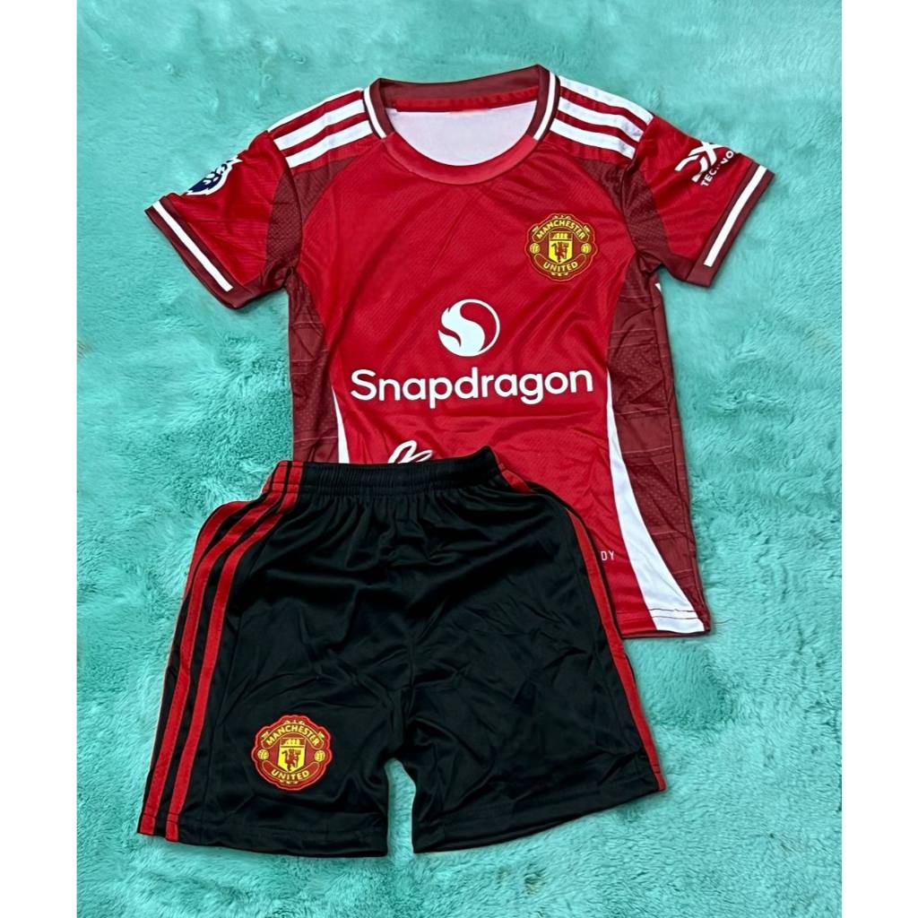 ชุดบอลเด็ก Kid New-Season ปีล่าสุด 2024/25 มีครบไซด์ ได้ทั้งชุด (เสื้อ+กางเกง) ราคาถูก
