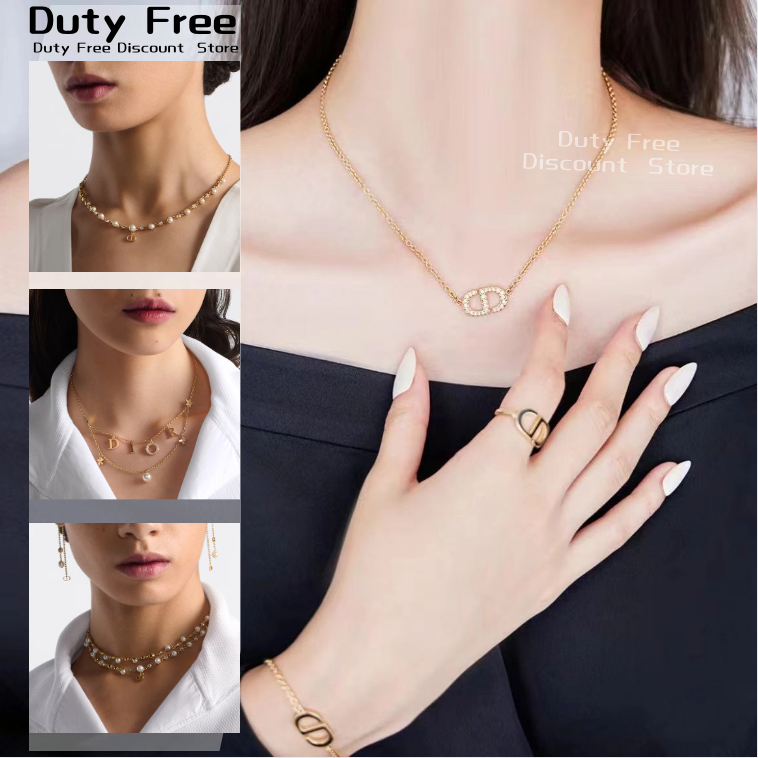 Dior women's necklace/ดิออร์/สร้อยคอผู้หญิง/โปรดปรึกษาฝ่ายบริการลูกค้าสำหรับขนาดเฉพาะ