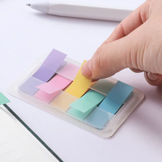 P147 กระดาษ 100 แผ่น สี กระดาษโน้ต สติกเกอร์ Sticky note ที่คั่นหนังสือ กระดาษโน้ต โน๊ตกาว post SP